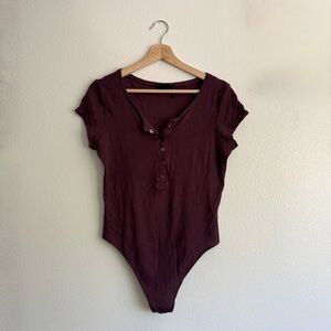 Urban Outfitters Henley Bodysuit